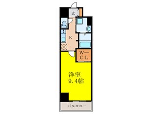 コンフォリア江坂の物件間取画像